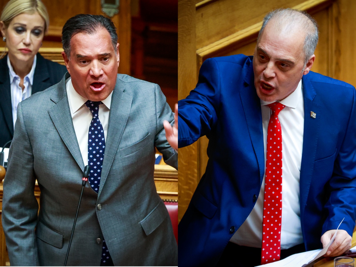 Κόντρα Γεωργιάδη - Βελόπουλου στη Βουλή για τα Τέμπη: Για «απίστευτη  γελοιότητα», έκανε λόγο ο υπουργός Υγείας | Liberal.gr