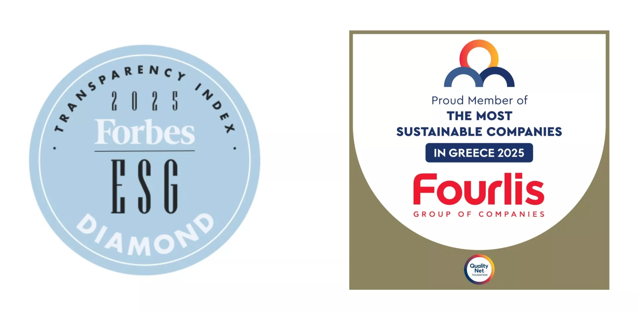 Διπλή διάκριση για τον όμιλο Fourlis στον τομέα ESG: “The Most Sustainable Companies in Greece 2025” και  “Diamond” στο ESG Transparency Index