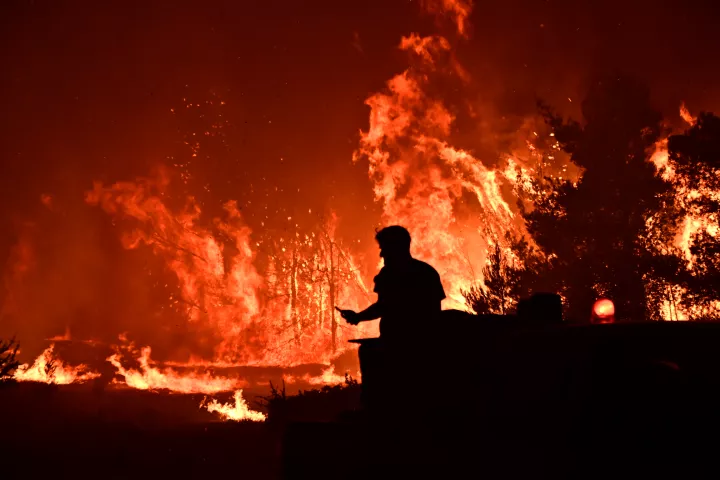 Υψηλός κίνδυνος πυρκαγιάς σήμερα - Ο χάρτης της Πολιτικής Προστασίας