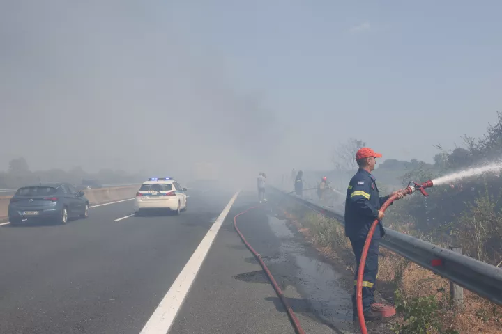 Υπό μερικό έλεγχο η πυρκαγιά σε αγροτοδασική έκταση στον παράδρομο της Αττικής Οδού στο Κορωπί (vid)	