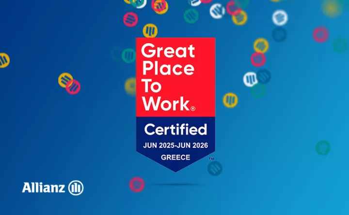 Η Allianz πιστοποιείται ως Great Place Τo Work® - Certified