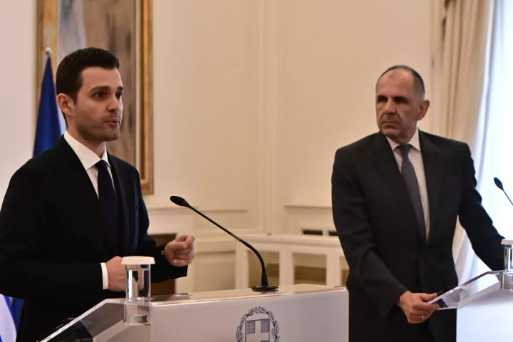 Γ. Γεραπετρίτης προς ΥΠΕΞ της Β. Μακεδονίας: Στόχος η ενίσχυση των διμερών μας σχέσεων