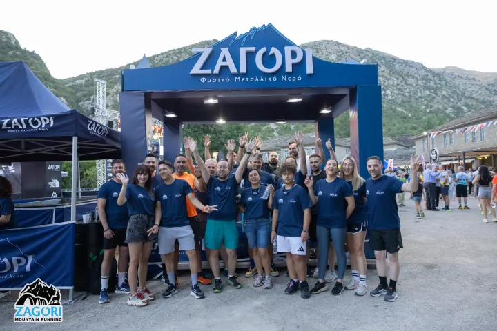 Φυσικό μεταλλικό νερό Ζαγόρι: Σταθερός συνοδοιπόρος στο Zagori Mountain Running 2025