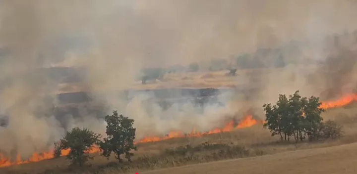 Πτολεμαΐδα: Φωτιά σε χορτολιβαδική έκταση μεταξύ Μαυροπηγής και Ποντοκώμης (pics&vid)