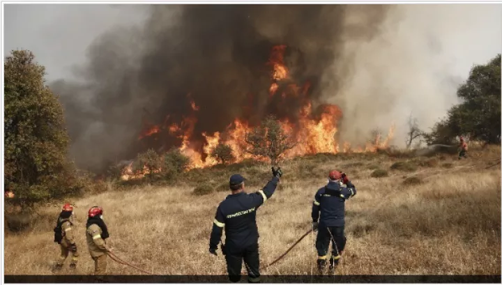Μήνυμα 112 για ετοιμότητα των κατοίκων κοντά στη Μανδριά Μαυροπηγής