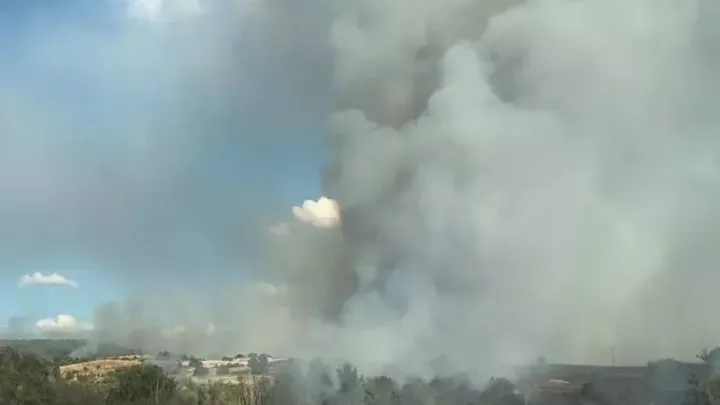 Θεσσαλονίκη: Αναζωπύρωση στην Άσσηρο - Αυξήθηκαν οι πυροσβεστικές δυνάμεις
