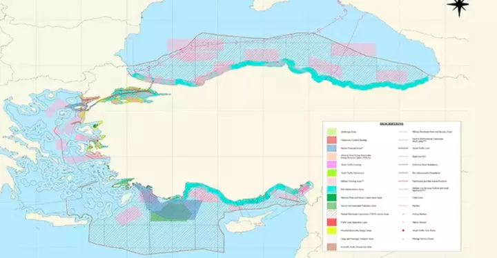 Τουρκία: Εξέδωσε χάρτη για τα θαλάσσια πάρκα στο Αιγαίο - Αποκλείει το Καστελλόριζο