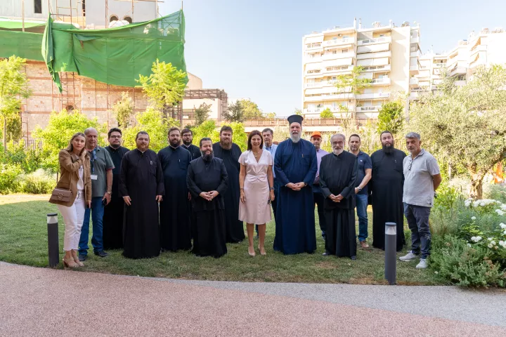 Στο «Ιωνικό Κέντρο» της Ιεράς Μονής Νέας Ιωνίας η Σ. Ζαχαράκη