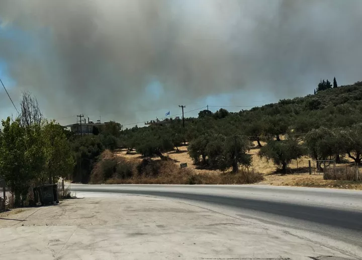 Live χάρτες με τα μέτωπα των πυρκαγιών (vid)