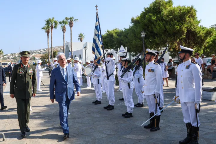  Κ. Τασούλας στην Πάρο: Η Παναγία αποτελεί καταφύγιο, έμπνευση και στήριγμα για το Έθνος