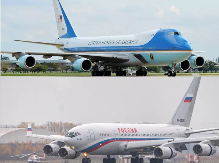 CNN: Σύγκριση του Air Force One με το προεδρικό αεροσκάφος του Πούτιν
