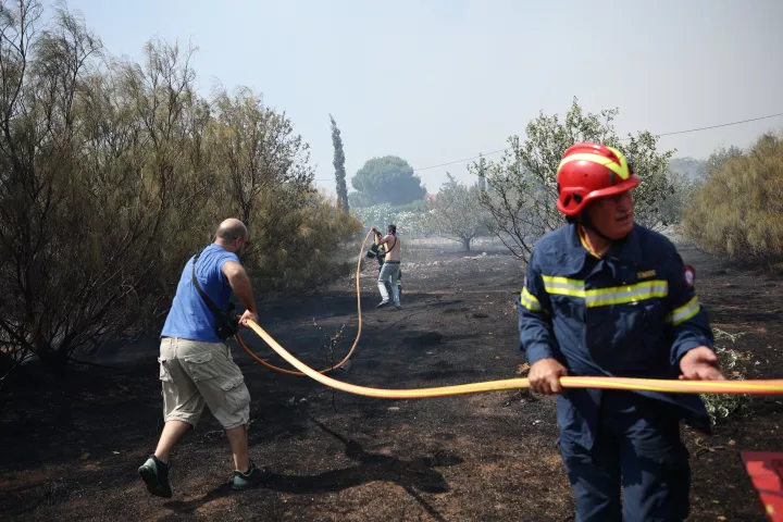 Συνελήφθη 62χρονος για εμπρησμό στην πυρκαγιά στην Κάντζα