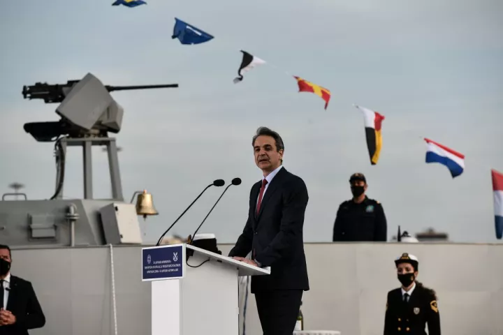 Κυρ. Μητσοτάκης: Παρών στην εκδήλωση για την παραλαβή πέντε Ταχύπλοων Περιπολικών Σκαφών στο Λιμενικό