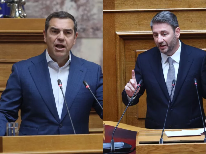 Ο Λαλιώτης εξηγεί σε Τσίπρα και Ανδρουλάκη τι (δεν) γίνεται