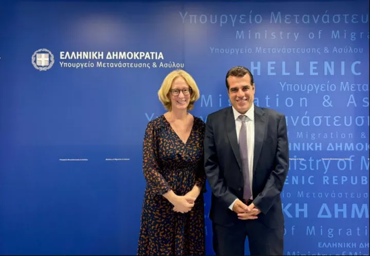 Θ. Πλεύρης: Συνάντηση με την πρέσβη της Αυστρίας, Γκέρντα Βογκλ - Το μεταναστατευτικό στην ατζέντα