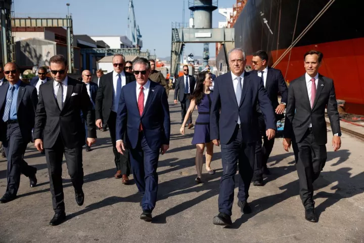 Τ. Θεοδωρικάκος: Στρατηγική συνεργασία με τις ΗΠΑ και στη ναυπηγική βιομηχανία
