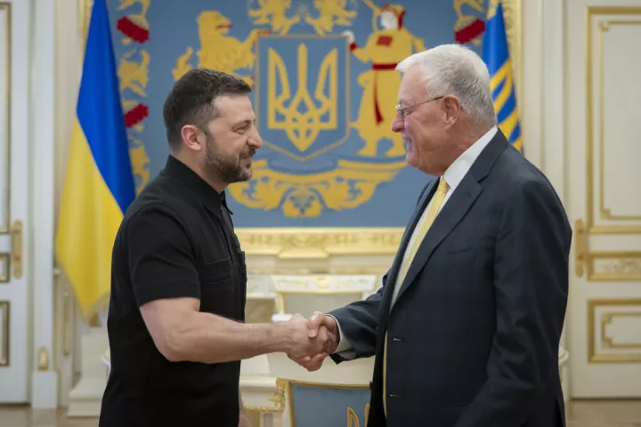Ουκρανία: Ο Ζελένσκι συναντήθηκε με τον ειδικό απεσταλμένο των ΗΠΑ Κιθ Κέλογκ	