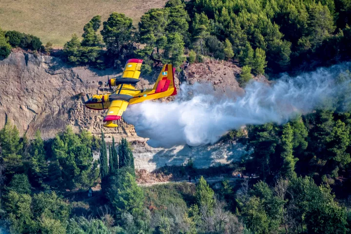 Φωτιά τώρα στην Αισύμη Έβρου - Επιχειρούν 3 αεροσκάφη και 1 ελικόπτερο