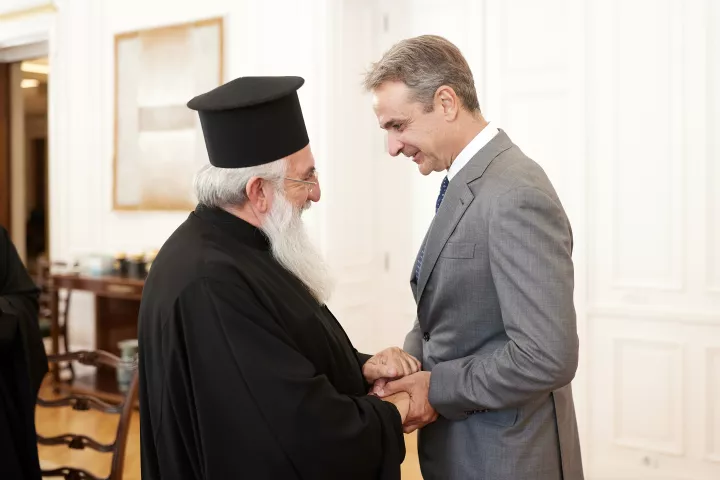 Συνάντηση Κυρ. Μητσοτάκη με Αρχιεπίσκοπο Κρήτης: Συζήτησαν θέματα κοινού ενδιαφέροντος (pics)	