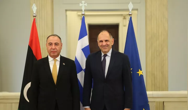 Συνάντηση Γ. Γεραπετρίτη με ΥΠΕΞ  Λιβύης - Στόχος της Αθήνας η οριοθέτηση των θαλασσίων ζωνών