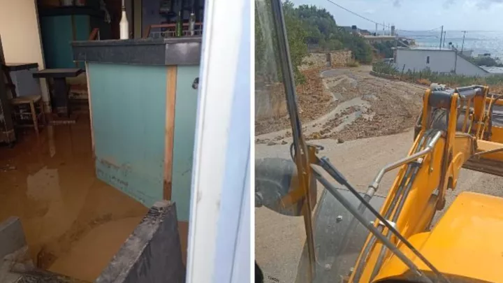 Ο δήμος Μινώα Πεδιάδος ζητάει να κηρυχθεί η περιοχή σε κατάσταση έκτακτης ανάγκης μετά από δυνατή νεροποντή