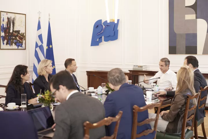 Κυρ. Μητσοτάκης στον αντιπρόεδρο της Google: Αποδίδουμε πολύ μεγάλη σημασία στην προστασία των παιδιών στο Διαδίκτυο