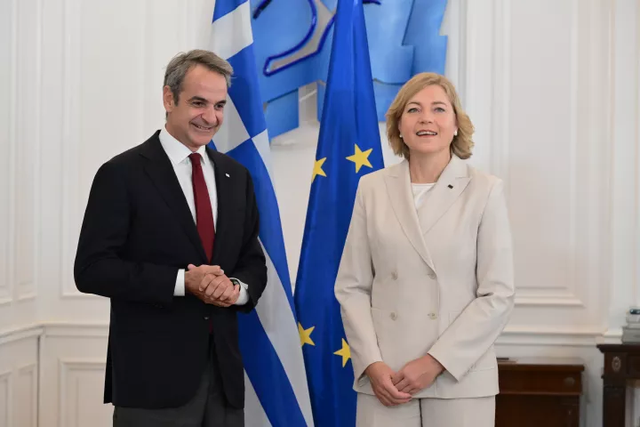 Κυρ. Μητσοτάκης σε αντιπρόεδρο της Κομισιόν: Μας απασχολεί η προστασία των ανηλίκων στην ψηφιακή εποχή