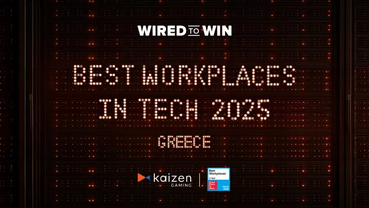 Η Kaizen Gaming για τρίτη συνεχόμενη χρονιά στα Best Workplace in Tech™ 