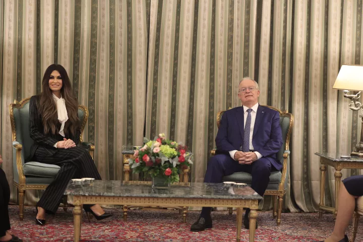 Γκίλφοϊλ: Υπέβαλε τα διαπιστευτήριά της στον Πρόεδρο της Δημοκρατίας, Κ. Τασούλα (pics)