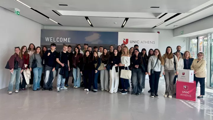 UNIC Athens: Υποδέχτηκε χθες τους Πρώτους Φοιτητές και Φοιτήτριες