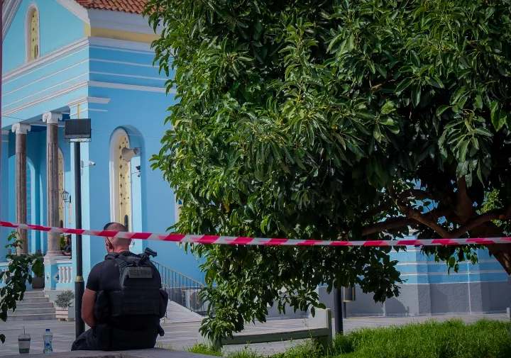 Βορίζια: Ανιχνευτής μετάλλων και drone στον ναό που τελείται η κηδεία της 56χρονης - Σε εξέλιξη η έρευνα της ΕΛ.ΑΣ.