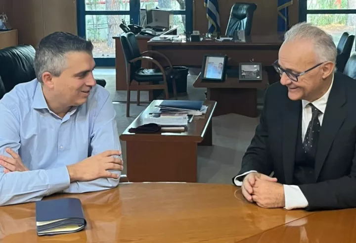 Συναντήσεις X. Δήμα και K. Κυρανάκη με τον Συντονιστή του Ευρωπαϊκού Διαδρόμου Μεταφορών «Βαλτικής – Μαύρης Θάλασσας – Αιγαίου» στην Ελλάδα