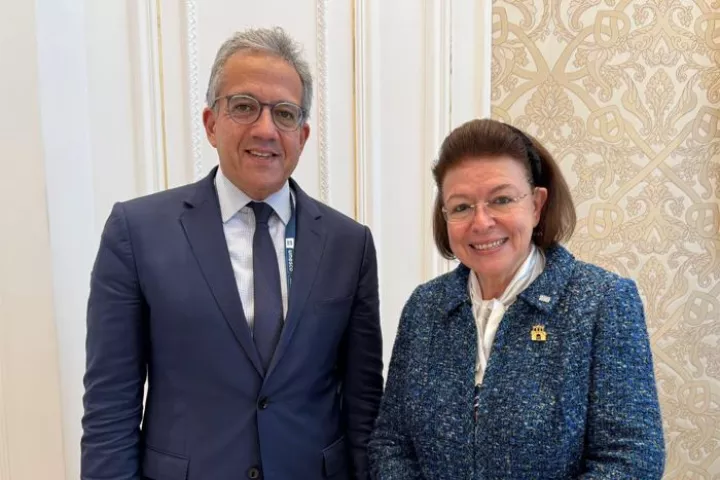 Συνάντηση της Λ. Μενδώνη με τον νέο γενικό διευθυντή της UNESCO
