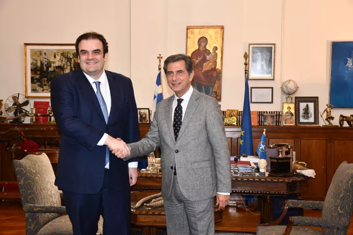 Θεσσαλονίκη: Συνάντηση Πιερρακάκη - Γκιουλέκα για τις προτεραιότητες της κυβέρνησης σε Θεσσαλονίκη και Β. Ελλάδα