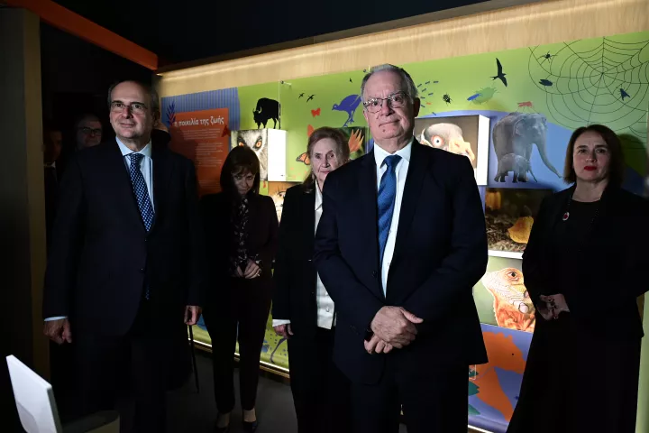 Ο Κωνσταντίνος Τασούλας εγκαινίασε το Εθνικό Μουσείο Φυσικής Ιστορίας Γουλανδρή στην Κηφισιά