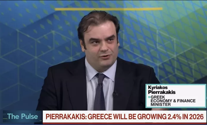 Κυρ. Πιερρακάκης στο Bloomberg TV: Στόχος το ελληνικό χρέος να πέσει κάτω από το 120% μέχρι το 2030