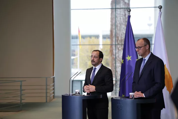 Συνάντηση Χριστοδουλίδη - Μερτς: Ναι στην ευρωτουρκική προσέγγιση, αλλά με τήρηση των κριτηρίων της Κοπεγχάγης