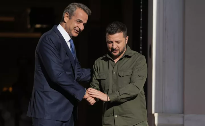 Στις 13:45 το ραντεβού Κυρ. Μητσοτάκη - Ζελένσκι: Επί τάπητος ο Κάθετος Διάδρομος LNG και η ενεργειακή ασφάλεια