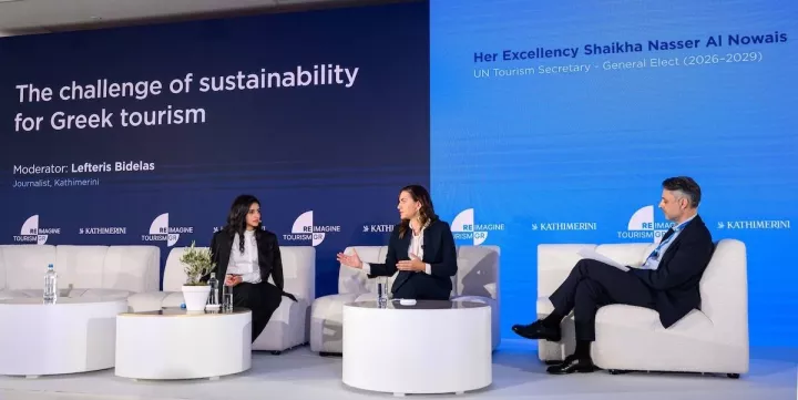 Shaikha Nasser Al Nowais (Γ.Γ. UNTourism): Σημείο αναφοράς η ελληνική ιστορία επιτυχίας στον τουρισμό