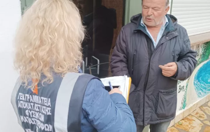 Αυτοψίες σε επιχειρήσεις και κατοικίες που έχουν πληγεί από την κακοκαιρία στην Ηγουμενίτσα