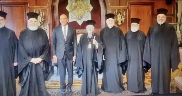 Συνάντηση Βαρθολομαίου - Μπάρακ στο Φανάρι: Επί τάπητος το θέμα της επαναλειτουργίας της Θεολογικής Σχολής της Χάλκης