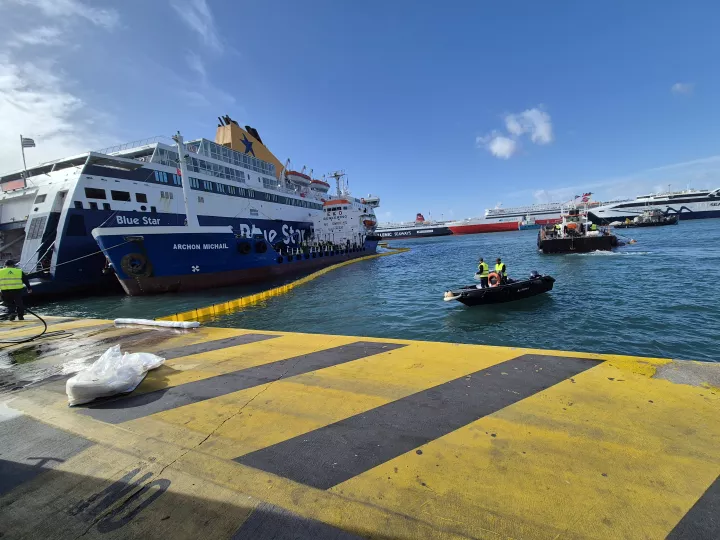 ΟΛΠ Α.Ε.: Ολοκλήρωση Άσκησης Ετοιμότητας για την αντιμετώπιση περιστατικών ρύπανσης στο Λιμάνι του Πειραιά 