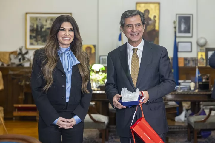 Θεσσαλονίκη: Συνάντηση του Κ. Γκιουλέκα με την Κίμπεριλ Γκίλφοϊλ