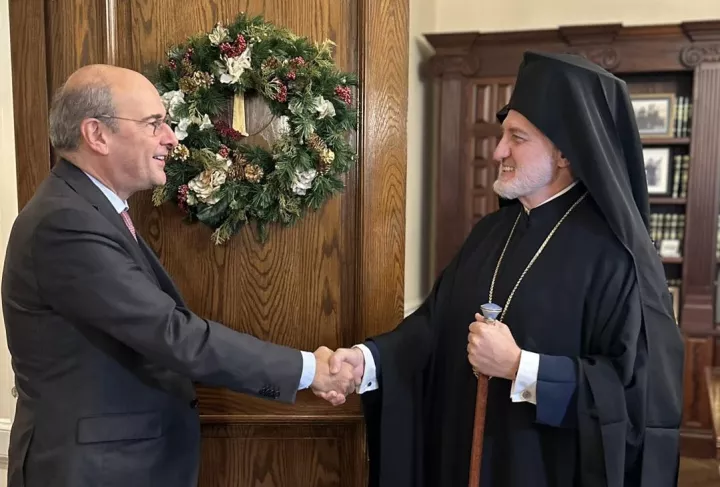 Κ. Χατζηδάκης για συνάντηση με Αρχιεπίσκοπο Αμερικής: Στήριξη της ομογένειας και επιστροφή των νέων στην Ελλάδα
