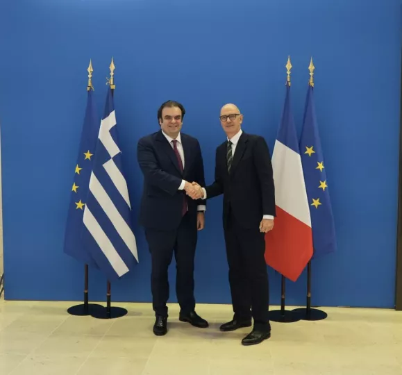 Συνάντηση Κυρ. Πιερρακάκη με τον Γάλλο ομόλογό του: Ανάγκη για ενίσχυση της ευρωπαϊκής ανταγωνιστικότητας