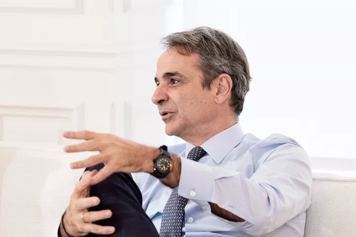 Συνάντηση του Κυρ. Μητσοτάκη με τον υπουργό Επικρατείας της Αλγερίας 