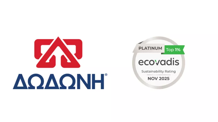 ΔΩΔΩΝΗ: Πλατινένια Διάκριση EcoVadis - Στις κορυφαίες εταιρείες  παγκοσμίως για τη Βιωσιμότητα
