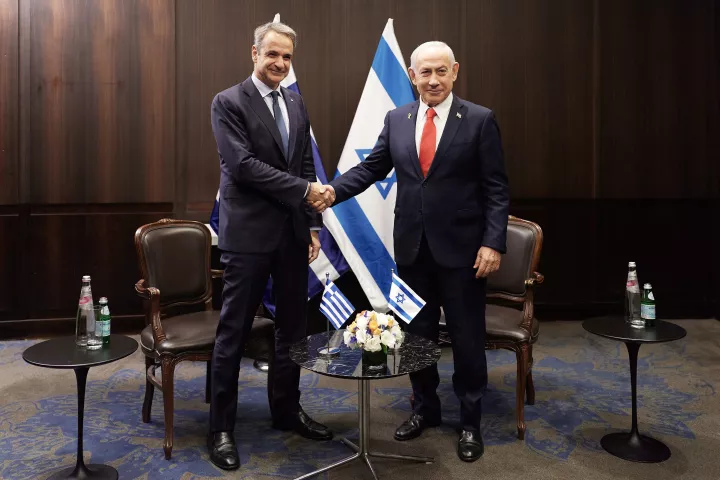 Συνάντηση Κυρ. Μητσοτάκη με Νετανιάχου: «Θα συνεχίσουμε να ενισχύουμε τις σχέσεις Ισραήλ - Ελλάδας»