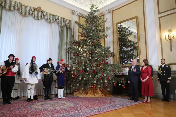Χριστουγεννιάτικα κάλαντα στην Προεδρία της Δημοκρατίας