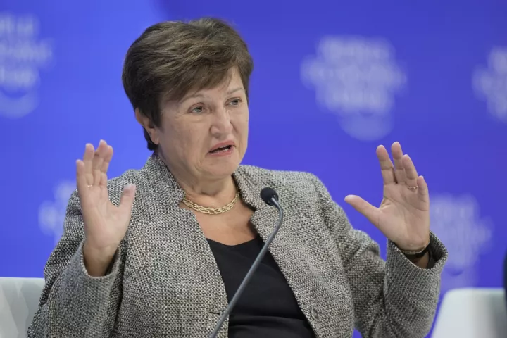 Στην Ουκρανία η επικεφαλής του ΔΝΤ για πρώτη φορά από το 2023